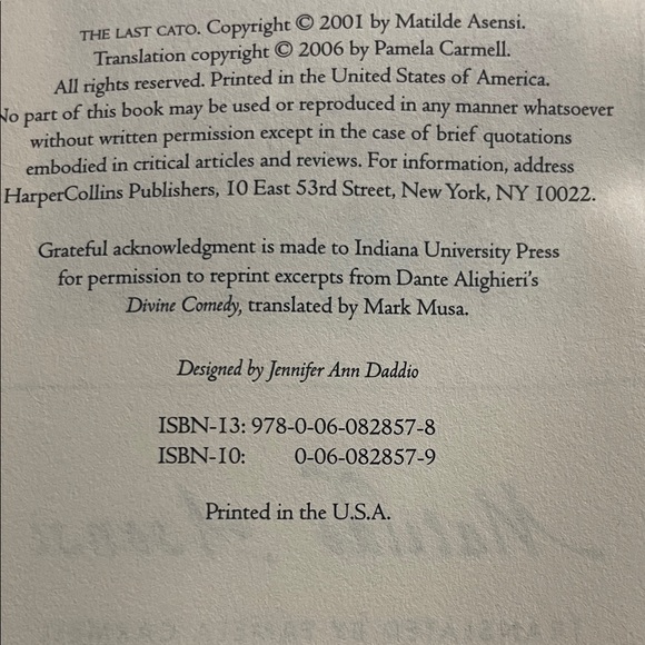 The Last Cato Hardcover Book - excellent used book - Picture 11 of 17